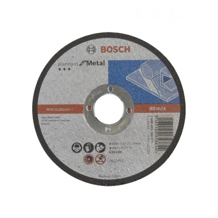 Bosch 115*2,5mm Standard For Metal Düz - 2608603164