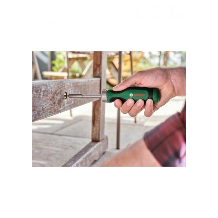 Bosch 12 Uçlu Cırcırlı Tornavida
