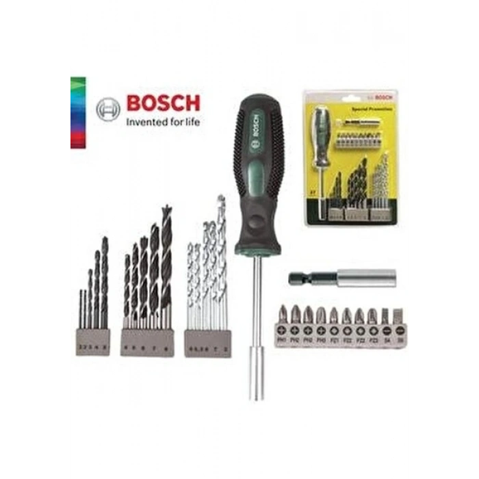 Bosch - 27 Parça Tornavidalı Vidalama ve Matkap Ucu Seti