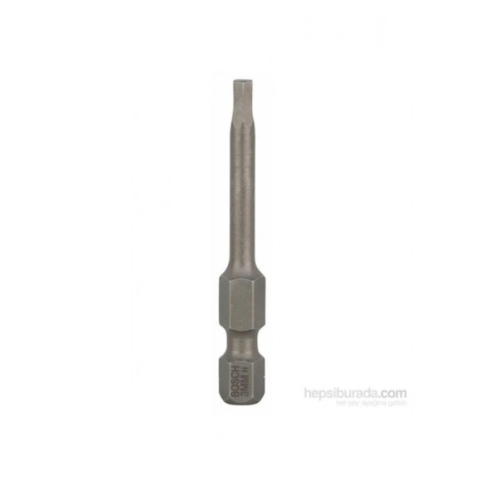 Bosch - 3Lü Paket - Ekstra Sert Seri Vidalama Ucu - Hex 3, 49 Mm