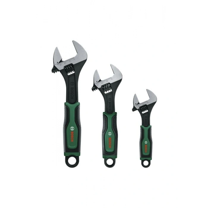 Bosch 3 Parça Ingiliz Anahtarı Seti 6 - 8 - 10