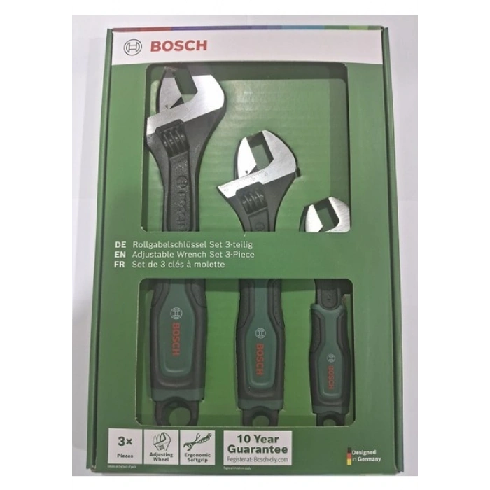 Bosch 3 Parça Ingiliz Anahtarı Seti 6 - 8 - 10