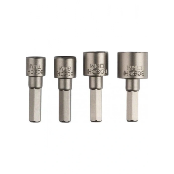 Bosch 4 Parçalı Lokma Seti 7/8/10/13 mm
