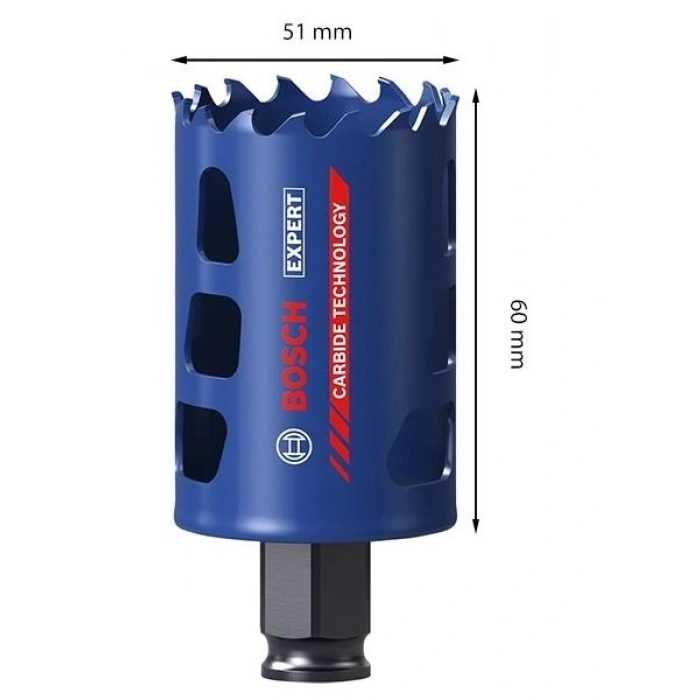 Bosch 51 mm Expert Sert Malzemeler Için Panç 2608900427