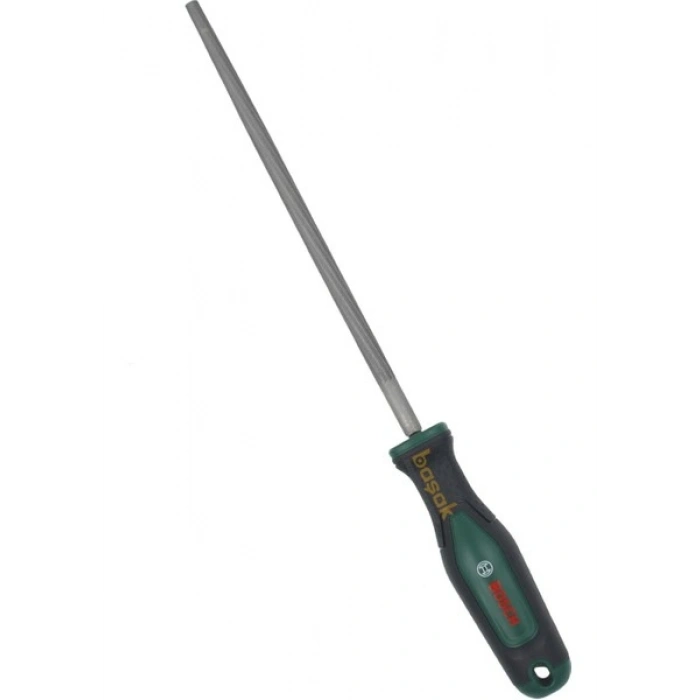 Bosch 8 Yuvarlak Metal Eğe 200 mm Orta Diş – Ergonomik Saplı 1600A03DR9