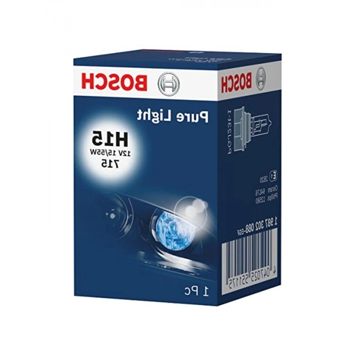 BOSCH Ampul-Pure Light-12 V-H15-15/55 W-Pgj23T-1-1 987 302 088