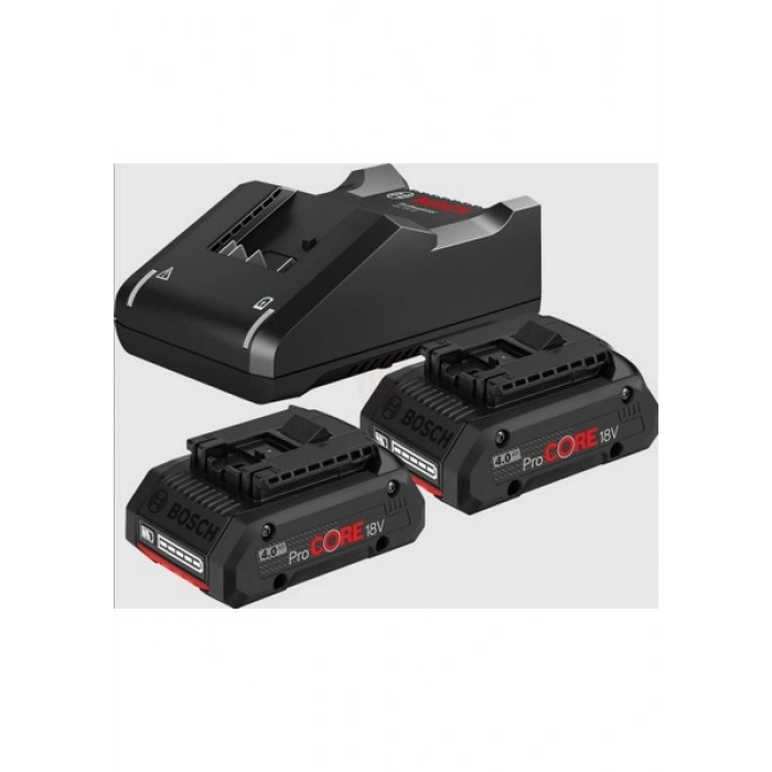 Bosch Başlangıç ​​seti 2 x PROCORE18V 4.0 Ah Şarj Cihazı Gal 1880