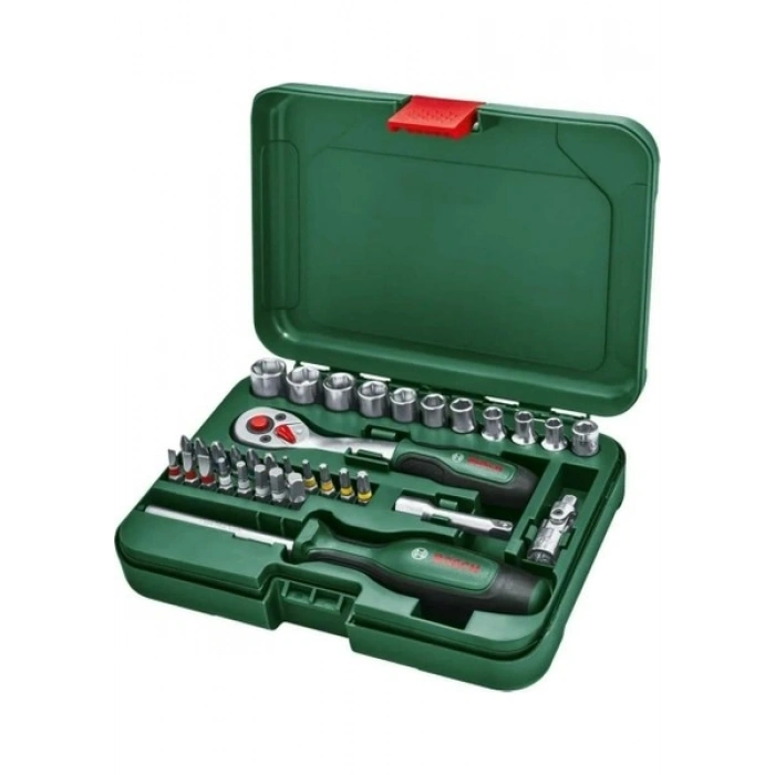 Bosch Cırcırlı Tornavida ve Lokma Takımı 34 Parça - 1600A02BY1
