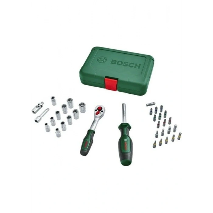 Bosch Cırcırlı Tornavida ve Lokma Takımı 34 Parça - 1600A02BY1