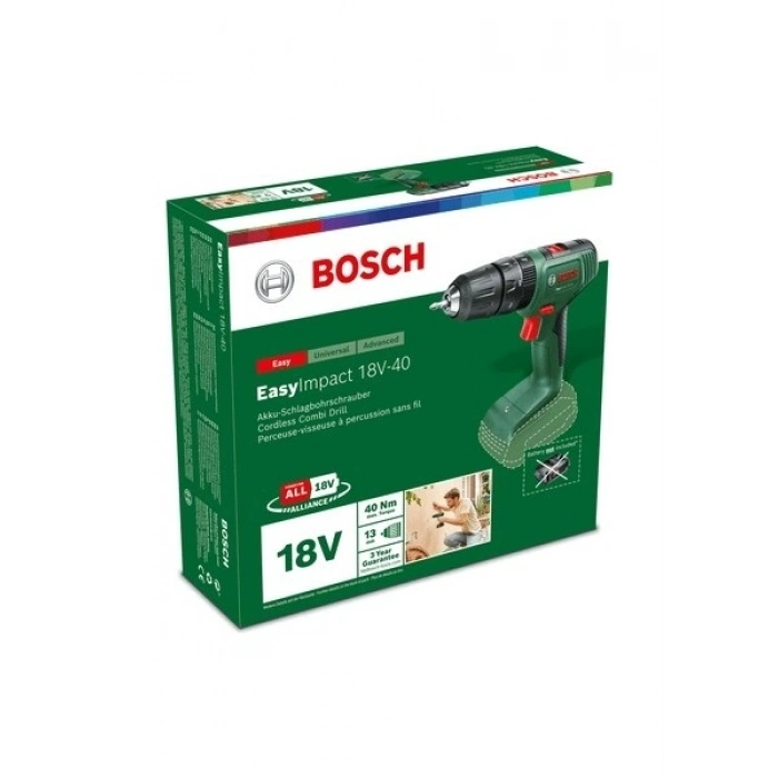 Bosch Easy Impact 18V-40 Akülü Matkap
