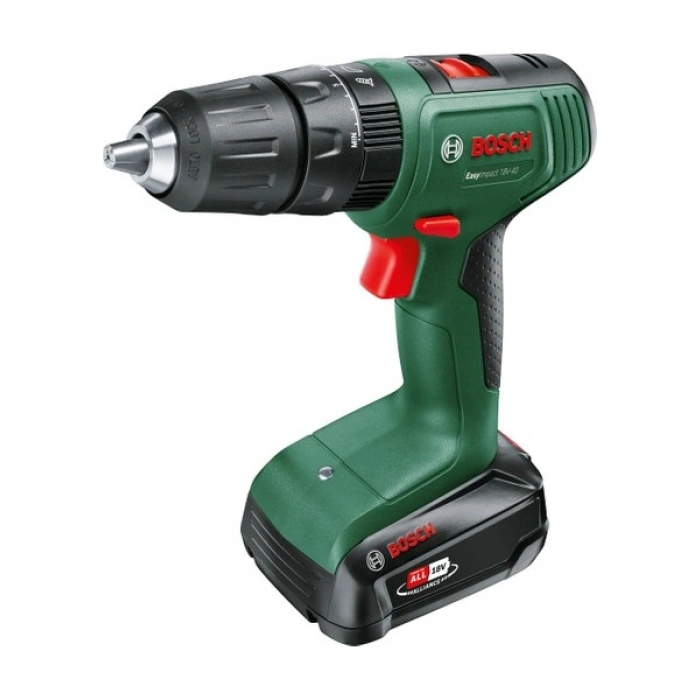Bosch Easyımpact 18V-40 1.5AH Çift Akü Darbeli Delme/vidalama + 241 Parça Aksesuar Seti