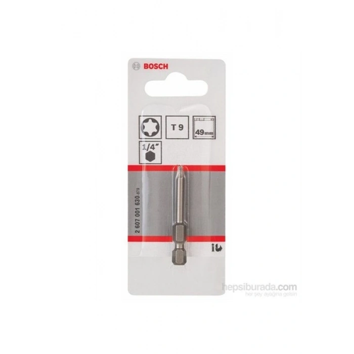 Bosch - Ekstra Sert Seri Vidalama Ucu - T9, 49 Mm