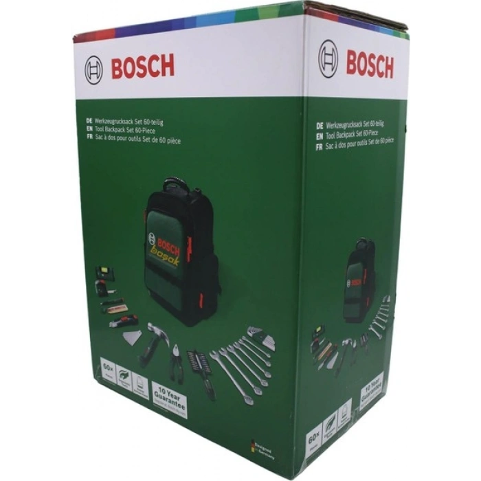 Bosch El Aleti Seti 60 Parça – Sırt Çantalı Takım 1600A02ZA1