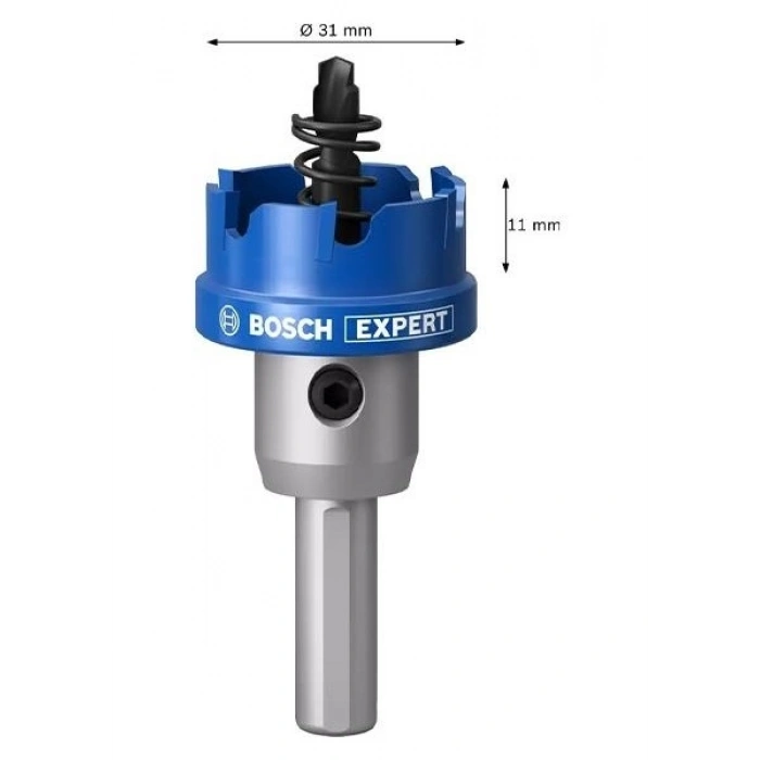 Bosch Expert 31 mm Elmaslı Inox Panç Adaptörlü 2608901414