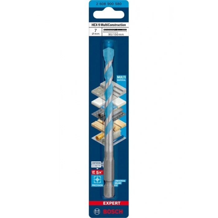 Bosch Expert 7X150 mm Hex-9 Çok Amaçlı Matkap Ucu 2608900580