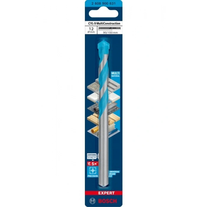 Bosch Expert Cyl-9 Multiconstruction Delme Ucu 12 x 90 x 150 mm