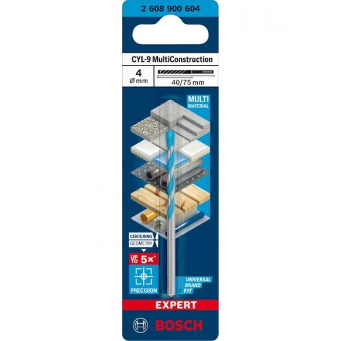 Bosch Expert Cyl-9 Multiconstruction Delme Ucu 4X40X75 mm