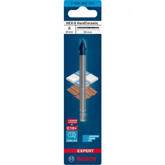 Bosch Expert Hex-9 Hardceramic Delme Ucu 8 x 90 mm