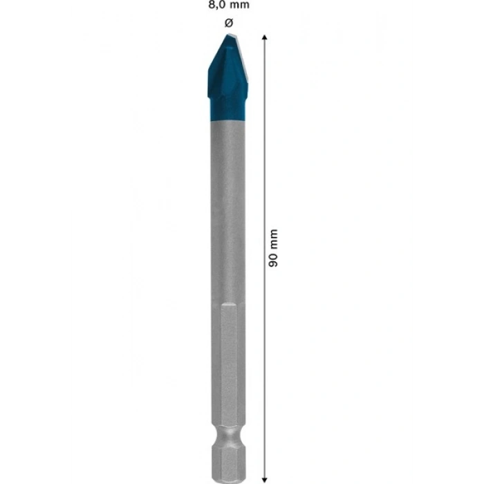 Bosch Expert Hex-9 Hardceramic Delme Ucu 8 x 90 mm