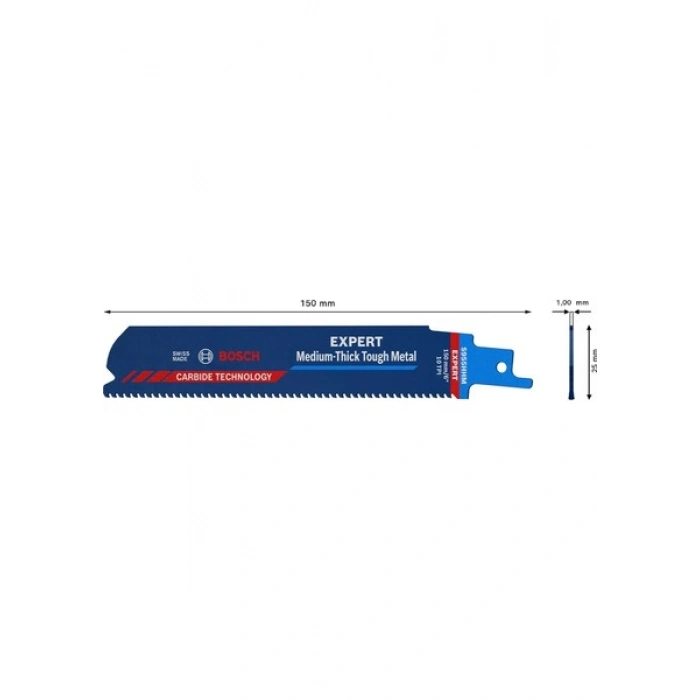 Bosch Expert medium-Thick Tough Metal S 955 Hhm Panter Testere Bıçağı 1 Parça