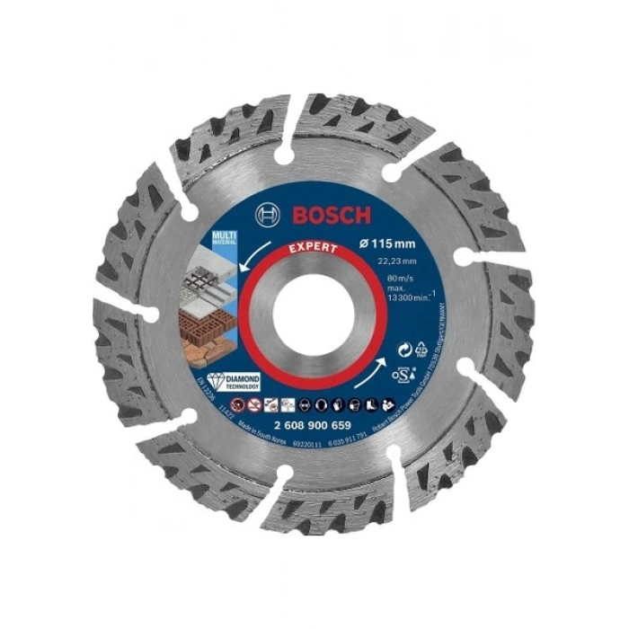 Bosch Expert Multimaterial Elmas Kesme Diski 115 x 22,23 x 2,2 x 12 mm