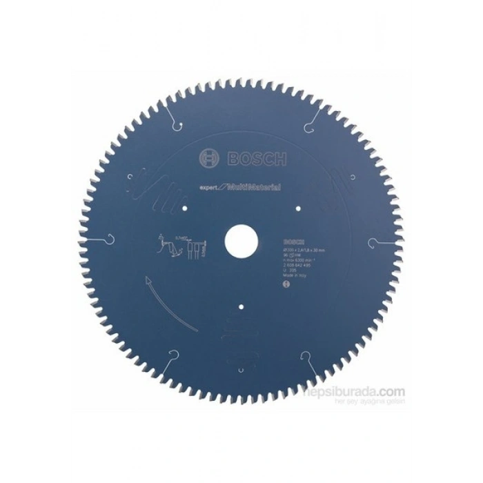Bosch - Expert Serisi Çoklu Malzeme İçin Daire Testere Bıçağı - 300 X 30 X 2,4 Mm, 96 Diş