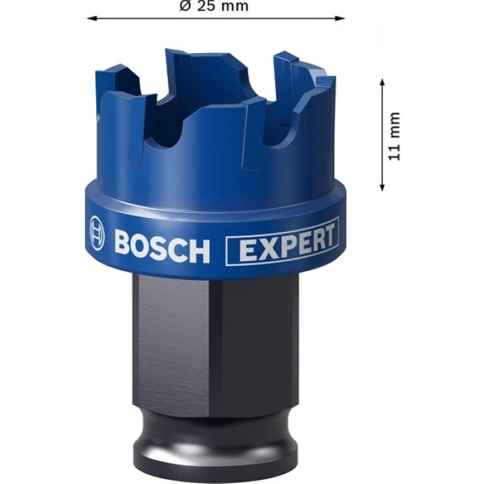 Bosch Expert Sheet Metal Delik Açma Testeresi 25 x 5 mm