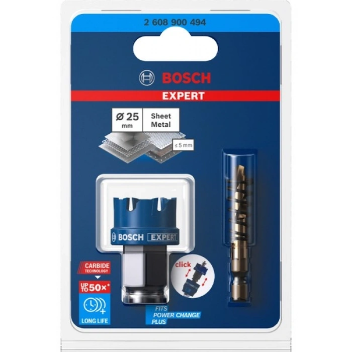 Bosch Expert Sheet Metal Delik Açma Testeresi 25 x 5 mm