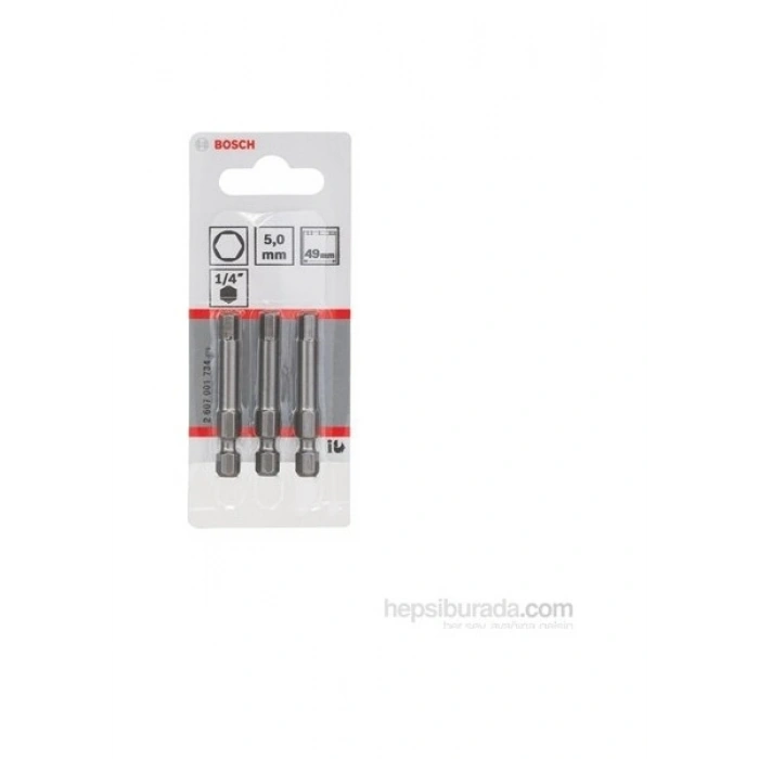 Bosch - Extra Hard Serisi HEX5*49 mm 3lü