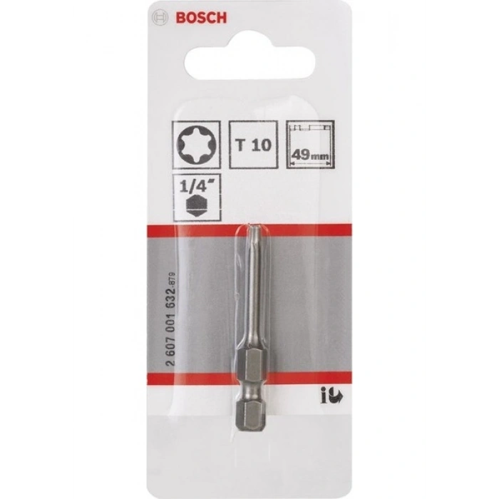 Bosch - Extra Hard Serisi Vidalama Ucu T10*49 mm 1li