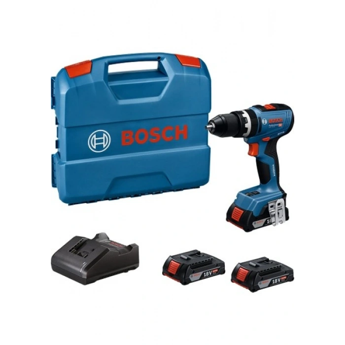 Bosch Gsb 18V-65 Akülü Darbeli Matkap 2x2.0 Ah 0.601.9N3.100