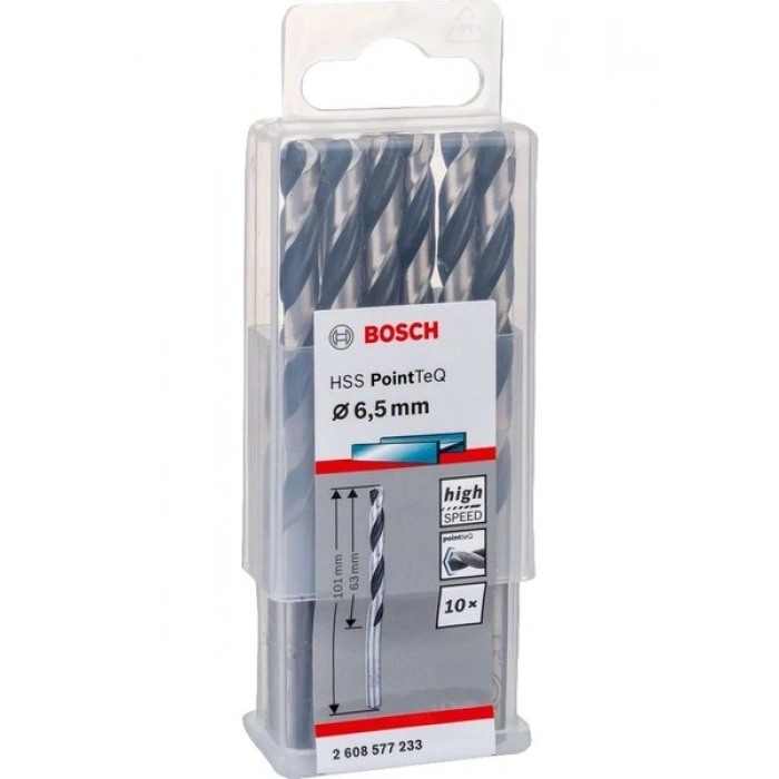 Bosch - Hss-Pointeq Metal Matkap Ucu 6,5 mm 10lu