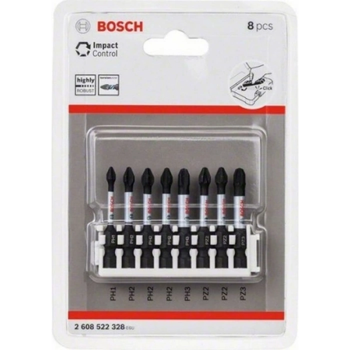 Bosch Impact Control Serisi Vidalama Ucu 8Li Ph1 Ph3 50Mm - 2608522328