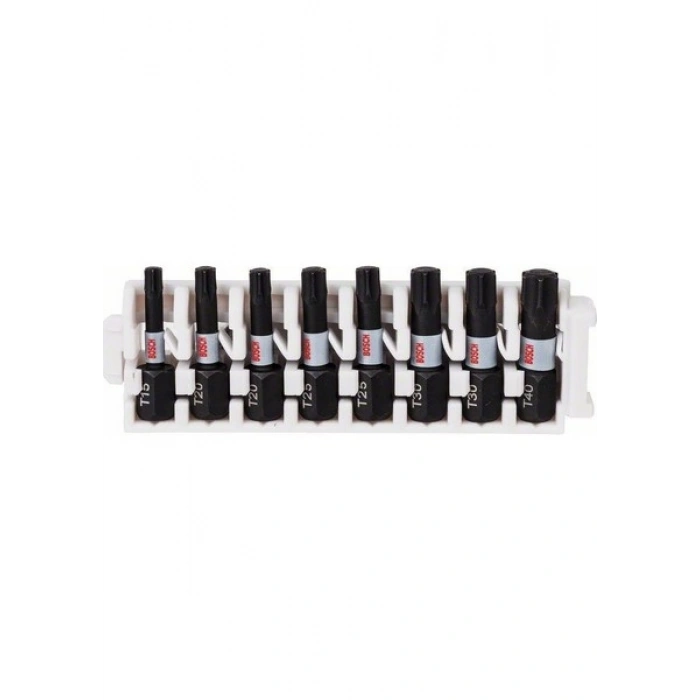 Bosch Impact Ctrl Bits Uç T15-T40 25 mm 8li