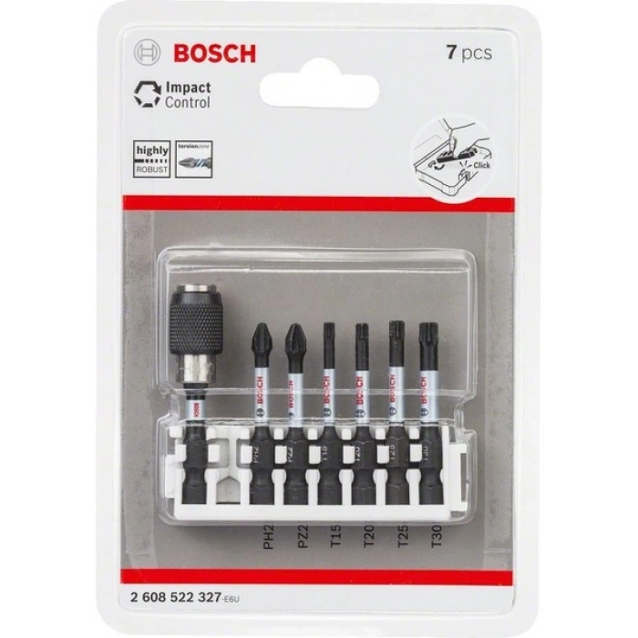 Bosch Impact Ctrl Ph/Pz/T 7 Parça Set