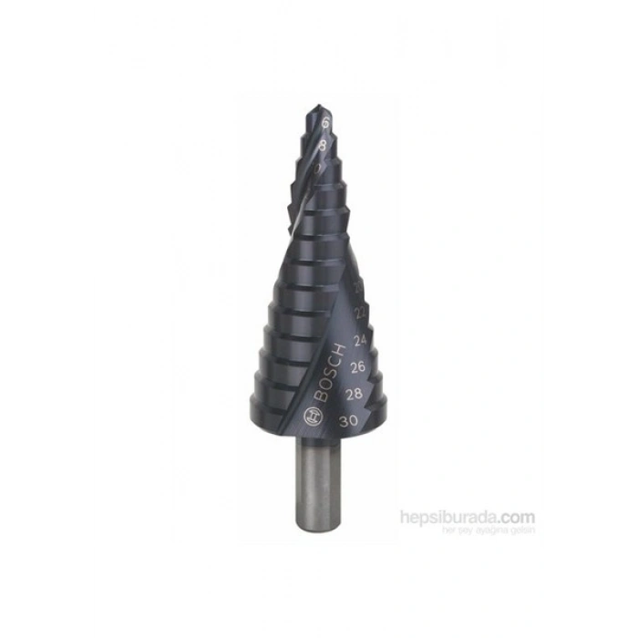 Bosch - Kademeli Matkap Ucu Hss-Altin - 6 - 30 Mm, 10,0 Mm, 93,5 Mm