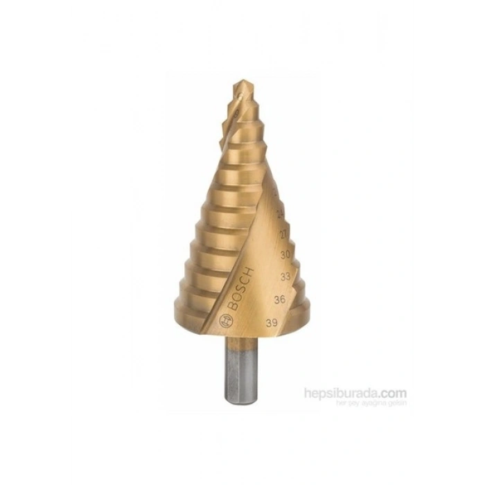 Bosch - Kademeli Matkap Ucu Hss-Tin - 6 - 39 Mm, 10,0 Mm, 93,5 Mm
