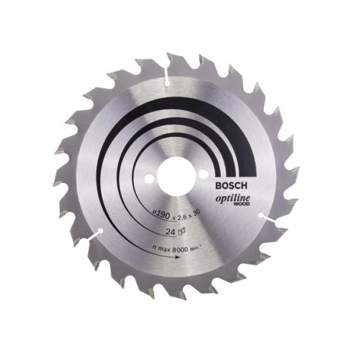 Bosch Optiline Wood 190x30 mm 24 Diş
