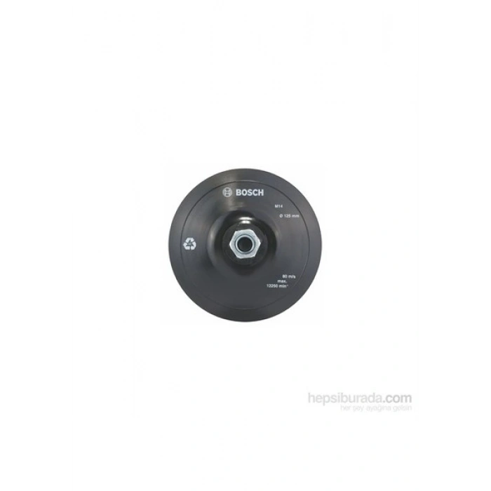 Bosch - Pıtrak Tutturmalı Taban - 125 Mm, 12.500 U/Min