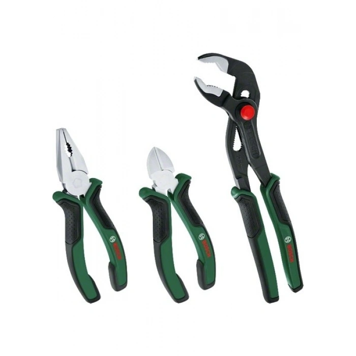 Bosch Premium 3 Parça Pense Seti Yüksek Hassasiyetli Ergonomik Tasarım ile Kolay Kullanım