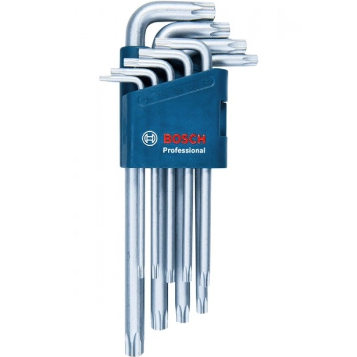 Bosch Profesyonel Alyan Anahtar Takımı Torx 9 Parça (10-50MM)