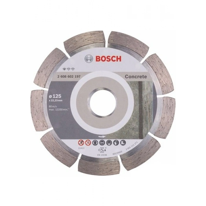 Bosch - Standard Seri Beton İçin Elmas Kesme Diski 125 mm