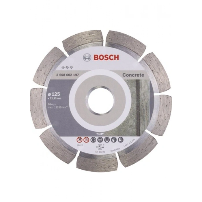 Bosch - Standard Seri Beton İçin Elmas Kesme Diski 125 mm