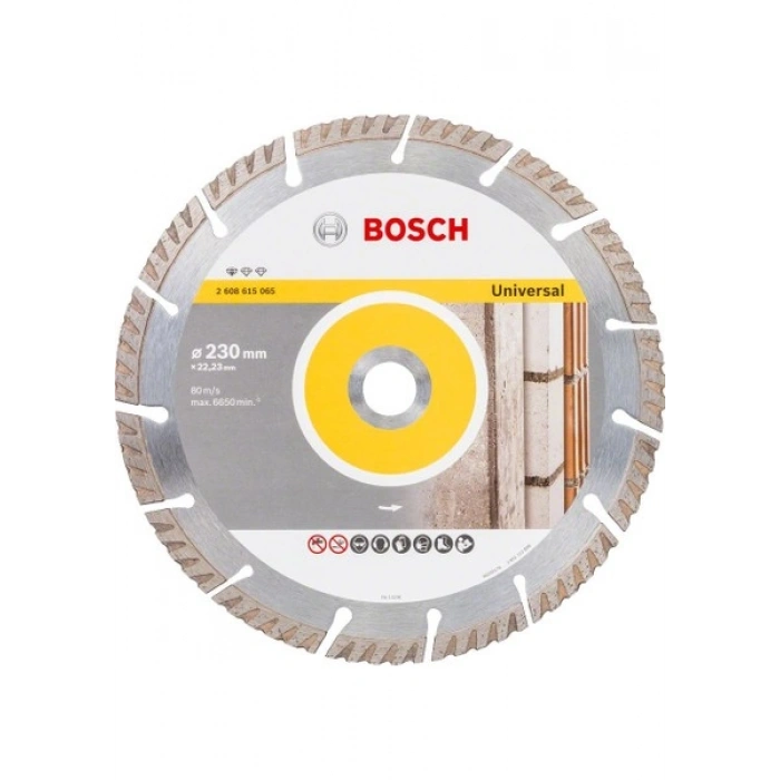Bosch - Standard Seri Genel Yapı Malzemeleri Için Elmas Kesme Diski 230 mm