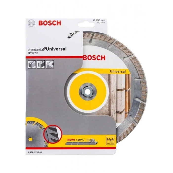 Bosch - Standard Seri Genel Yapı Malzemeleri Için Elmas Kesme Diski 230 mm