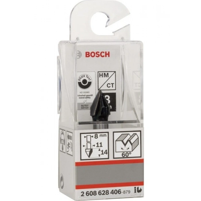 Bosch Standard W V-Kanal Freze 8 x 11 x 45 mm