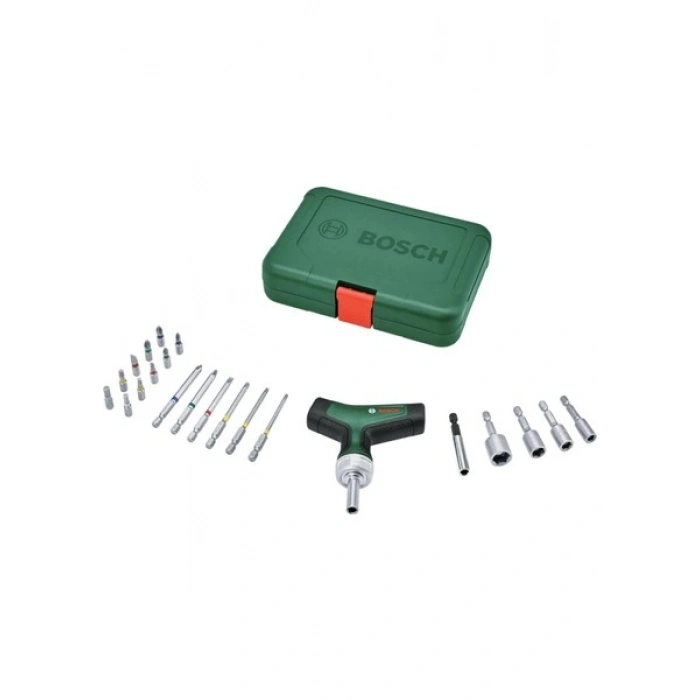 BOSCH T TİPİ CIRCIRLI TORNAVİDA SET 22 PARÇA