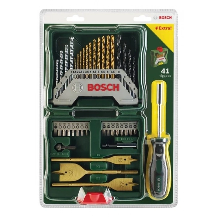Bosch X-Line 41 Parça Vidalama & Matkap Ucu Seti 2607017334
