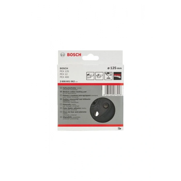 Bosch - Zımpara Tabanı - Orta Sertlik, 125 Mm
