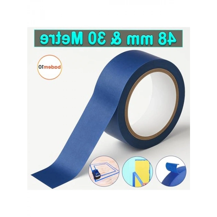 Boyacı Tadilat İçin Mavi Maskeleme Bandı, 48 mm x 30 M